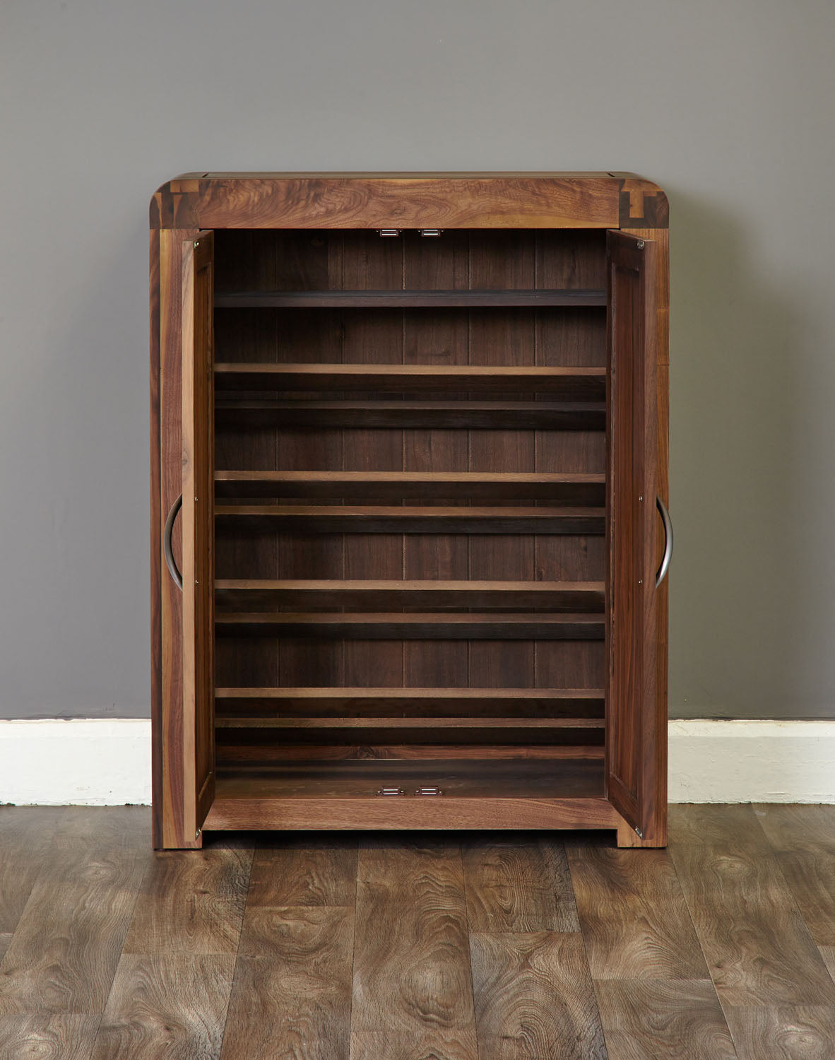 Shiro Walnut Shoe Cupboard