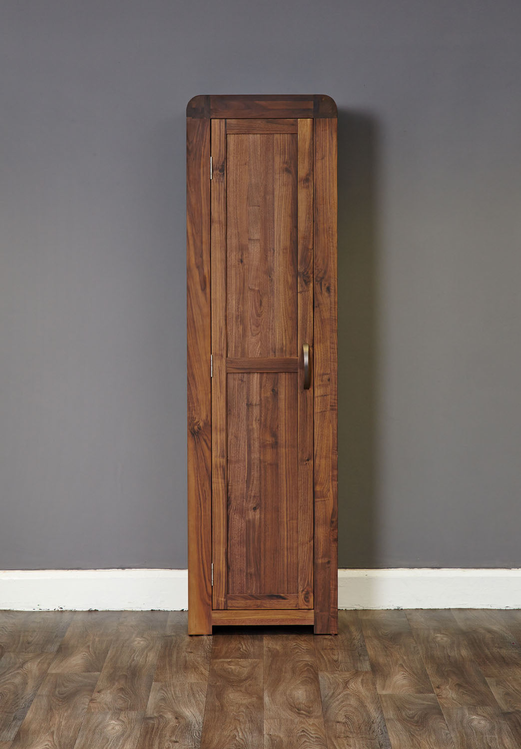Shiro Walnut Tall Shoe Cupboard