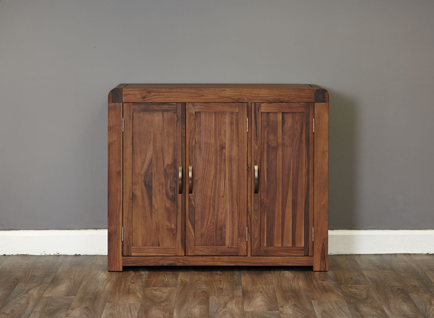 Shiro Walnut Extra Large Shoe Cupboard