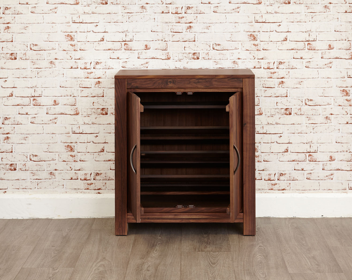 Mayan Walnut Shoe Cupboard