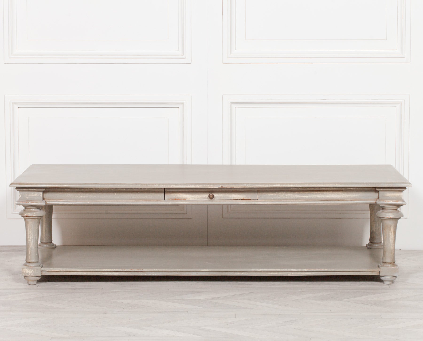 Large 170cm Distressed Finish Coffee Table