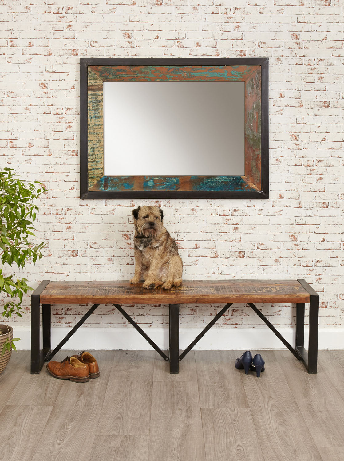 Urban Chic Mirror large (Hangs landscape or portrait)