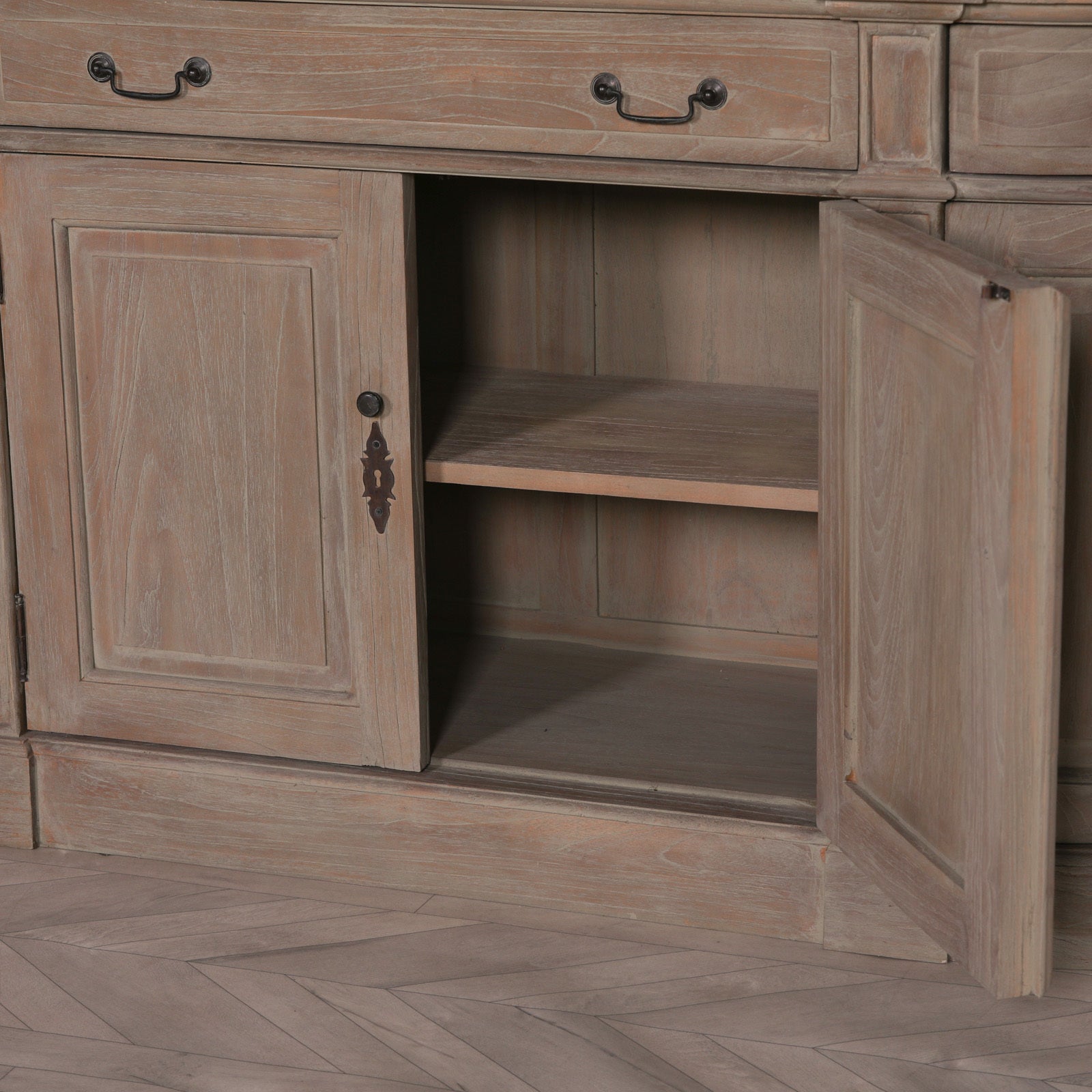 Classical Large 240cm Wide Curved Bookcase With Ladder Made from White Cedar Wood