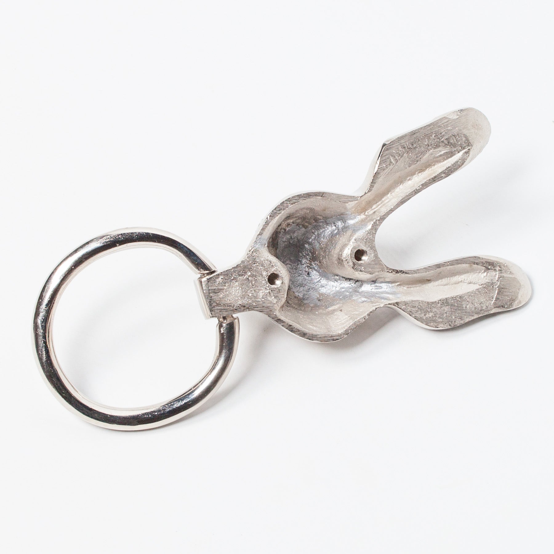 Chrome Rabbit Door Knocker for Front Door Grand Entrance