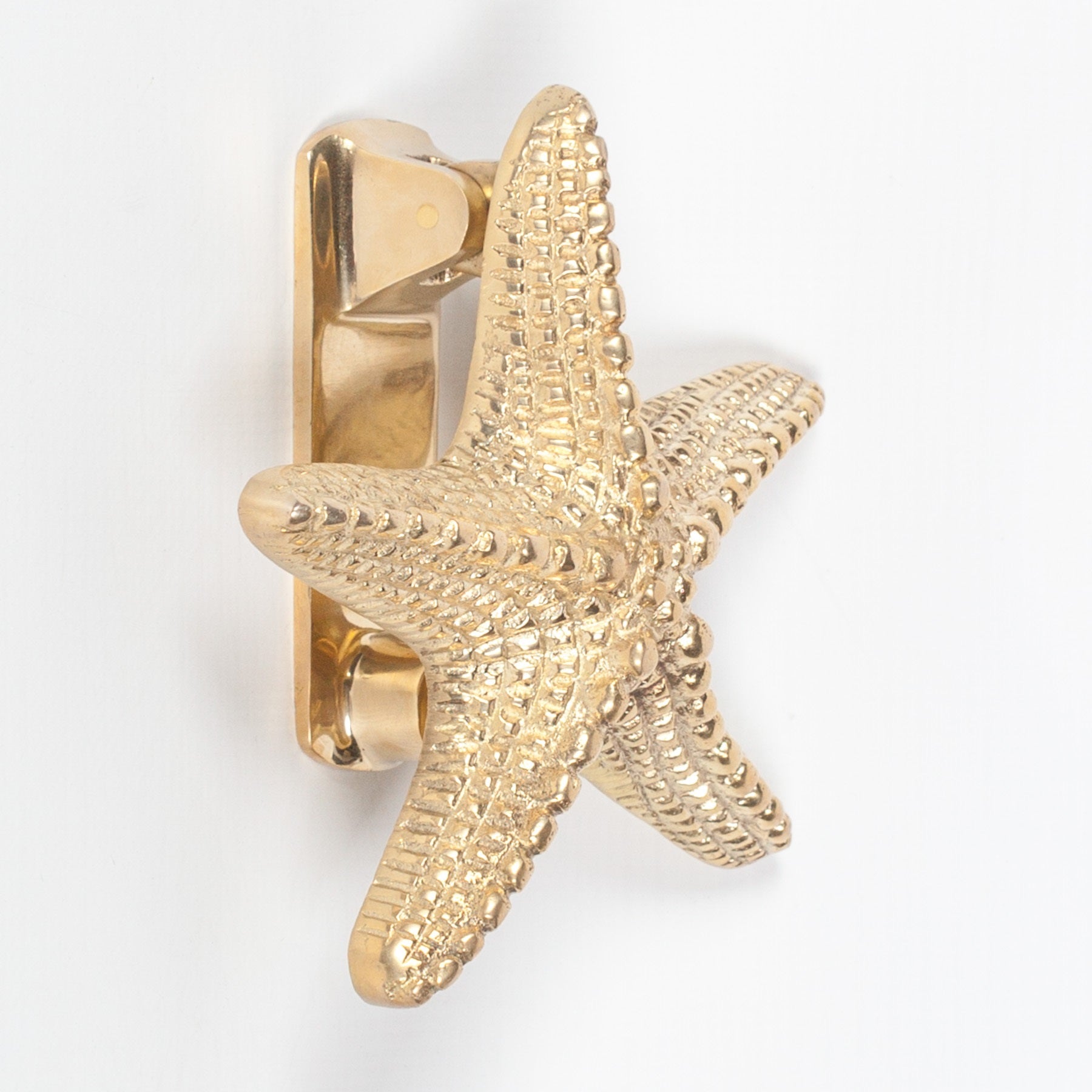 Brass Starfish Door Knocker for Front Door Grand Entrance