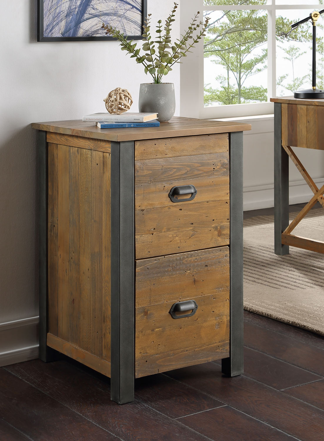Urban Elegance - Reclaimed Two Drawer Filing Cabinet