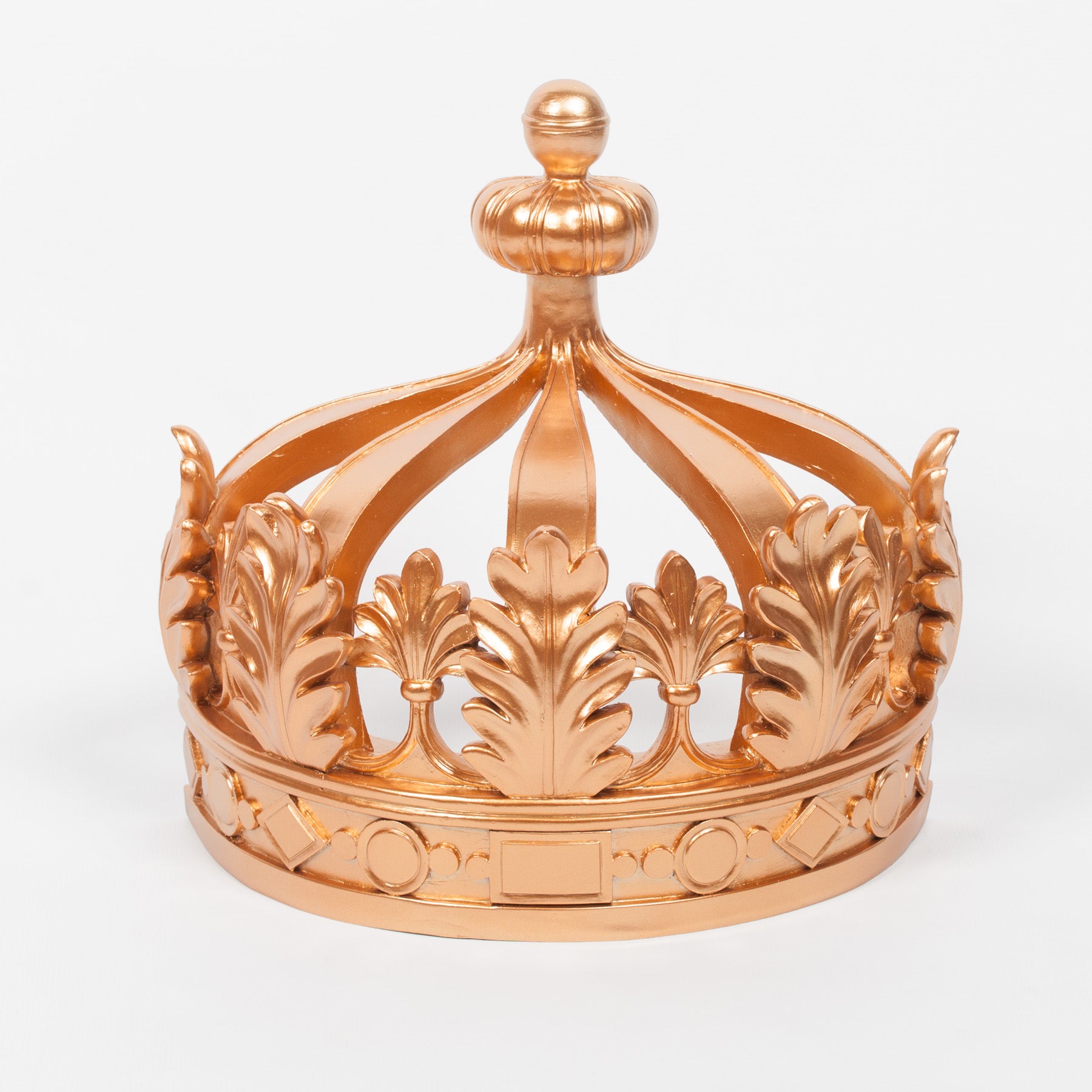 French Style Resin Gold Colour Crown Wall Canopy for Bedroom
