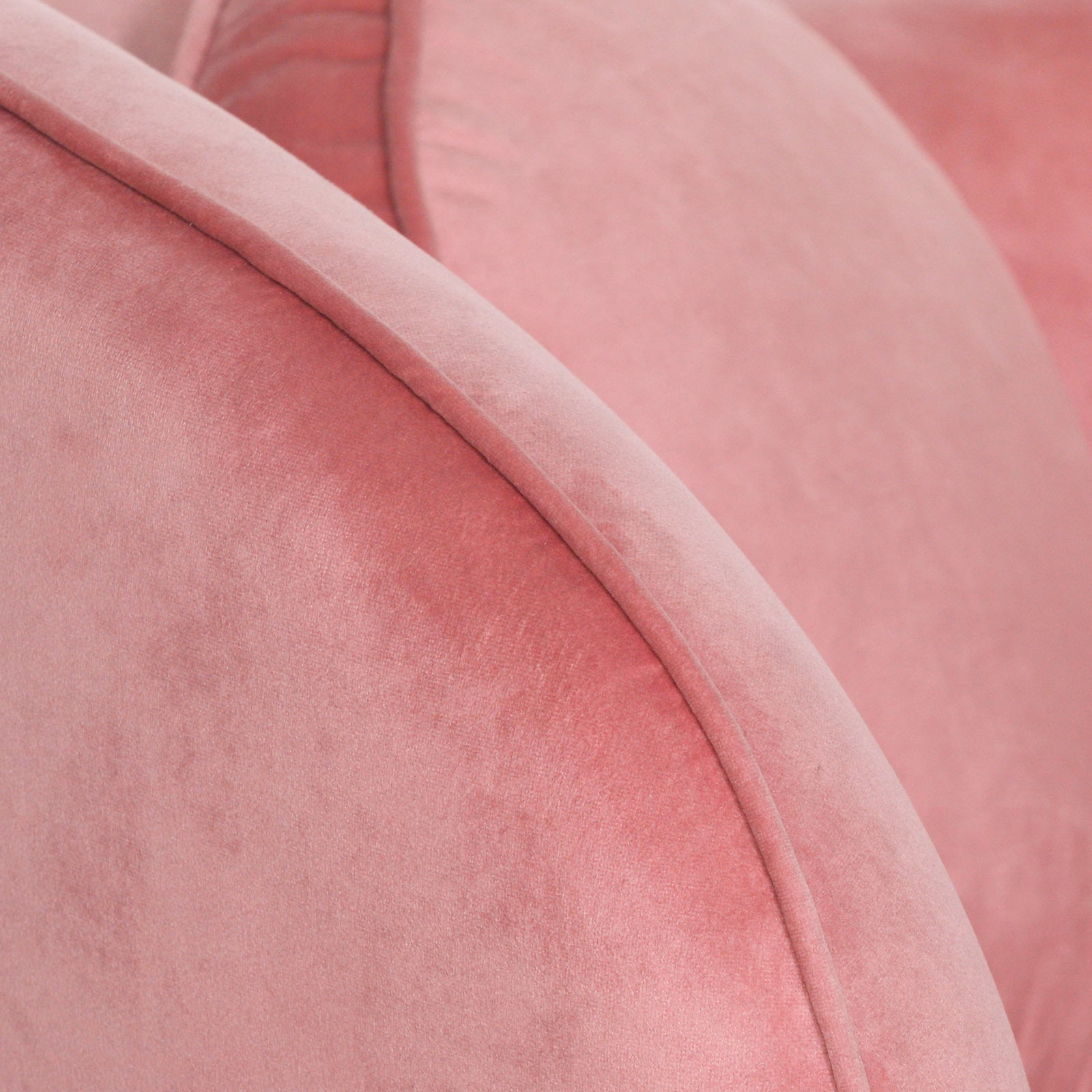 Art Deco Style Pink Velvet Armchair With Cushion And Gold Plated Legs