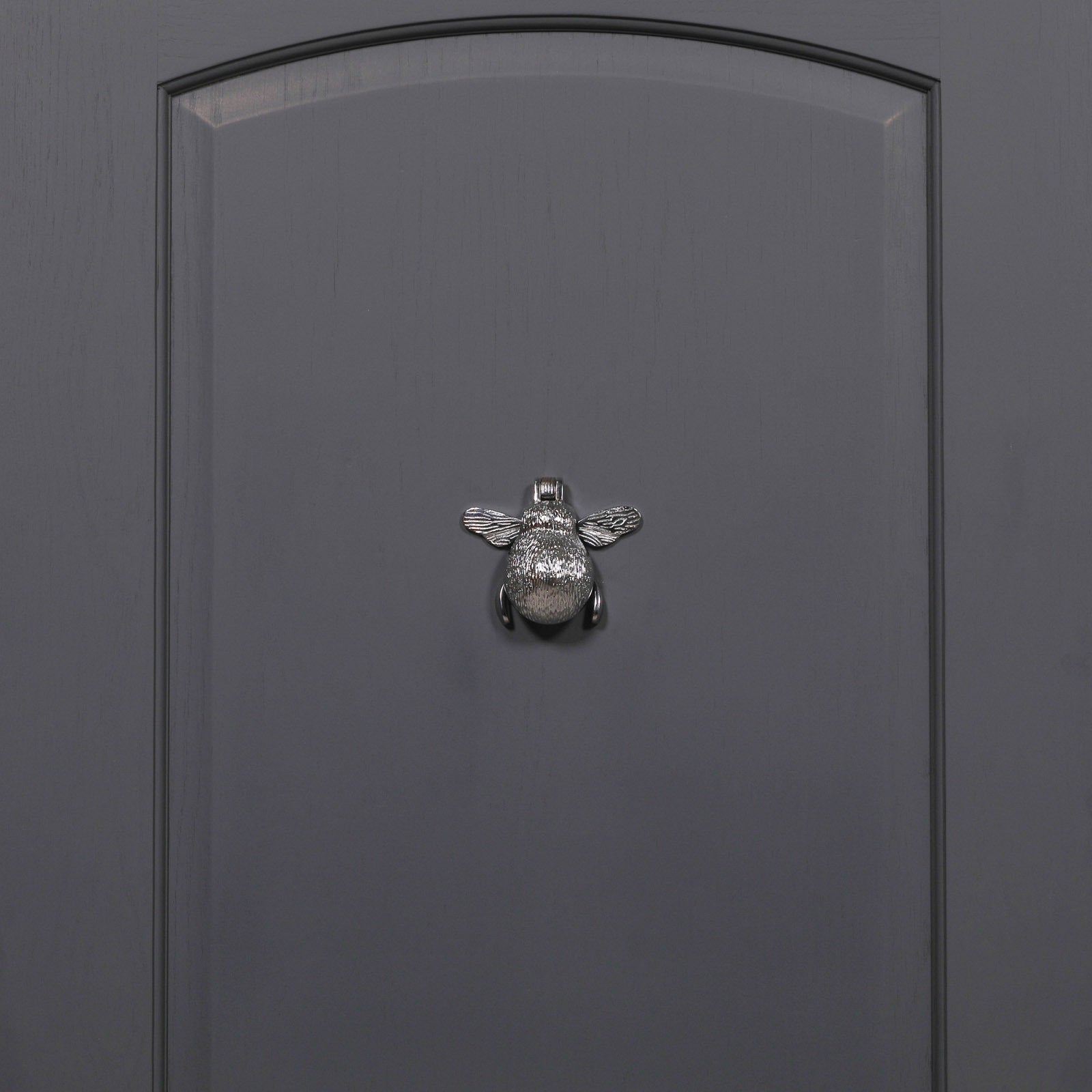 Stylish Chrome Bee Door Knocker for Front Door Grand Entrance