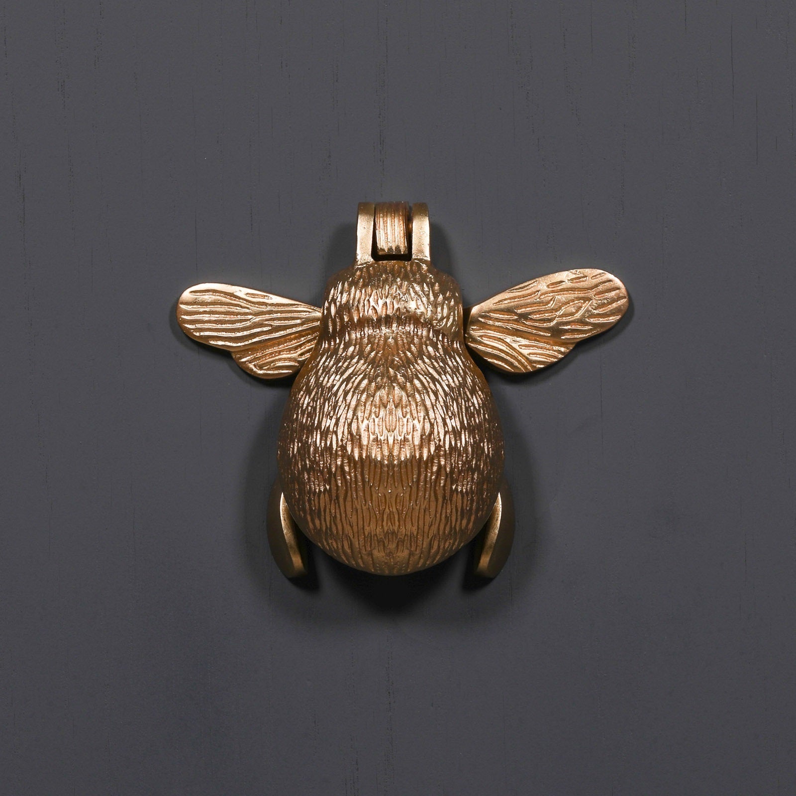 Stylish Brass Bee Door Knocker for Front Door Grand Entrance