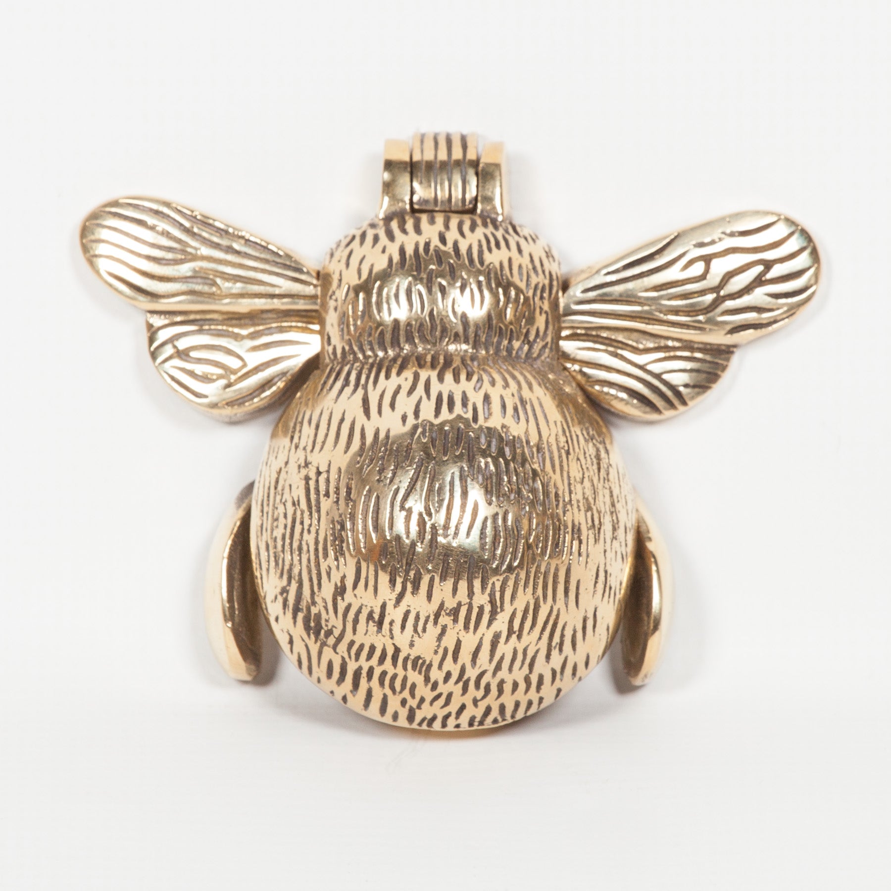 Stylish Brass Bee Door Knocker for Front Door Grand Entrance