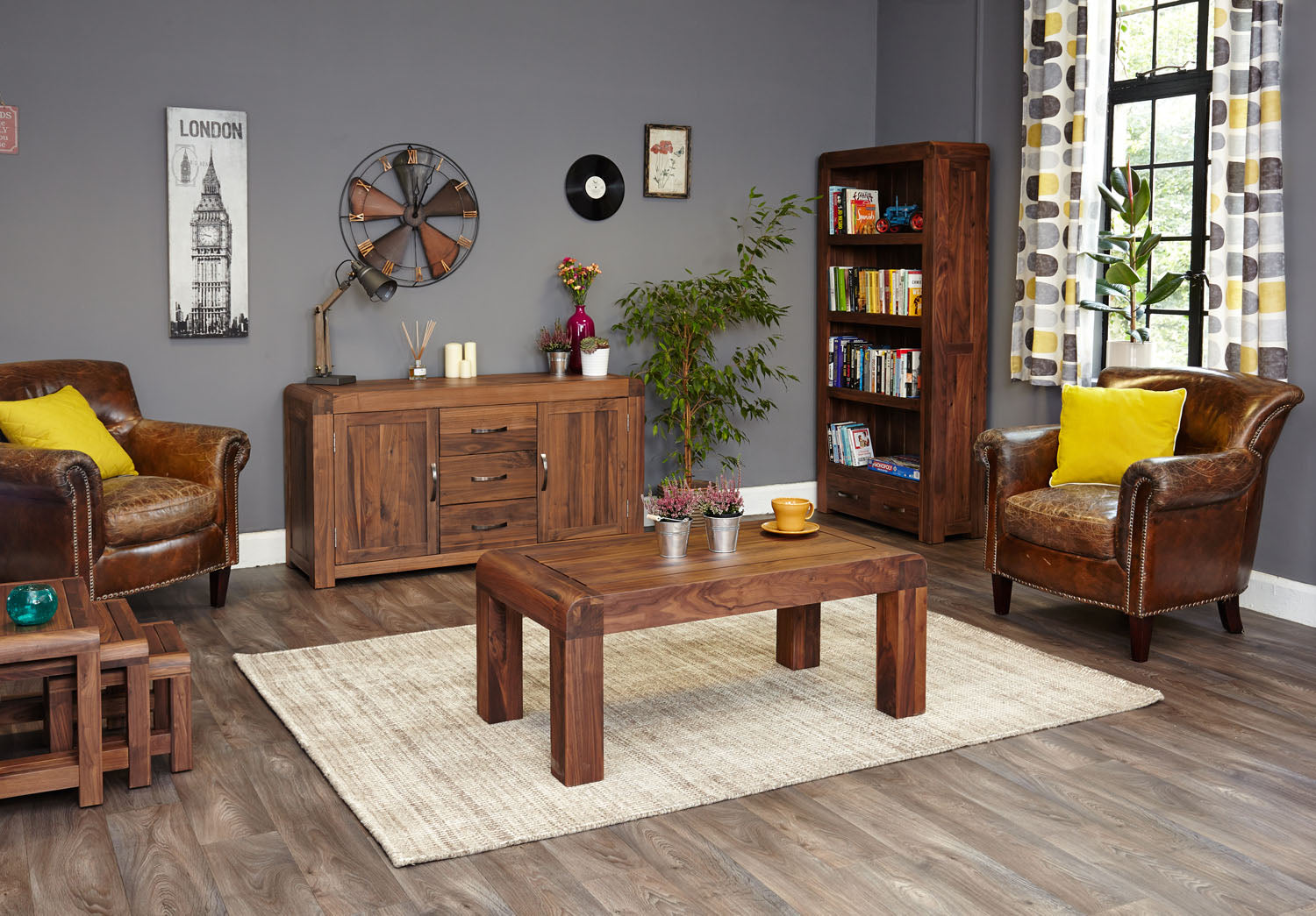 Shiro Walnut Medium Open Coffee Table