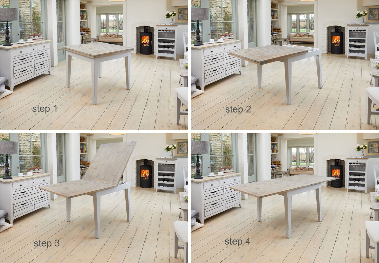 Signature Square Extending Dining Table