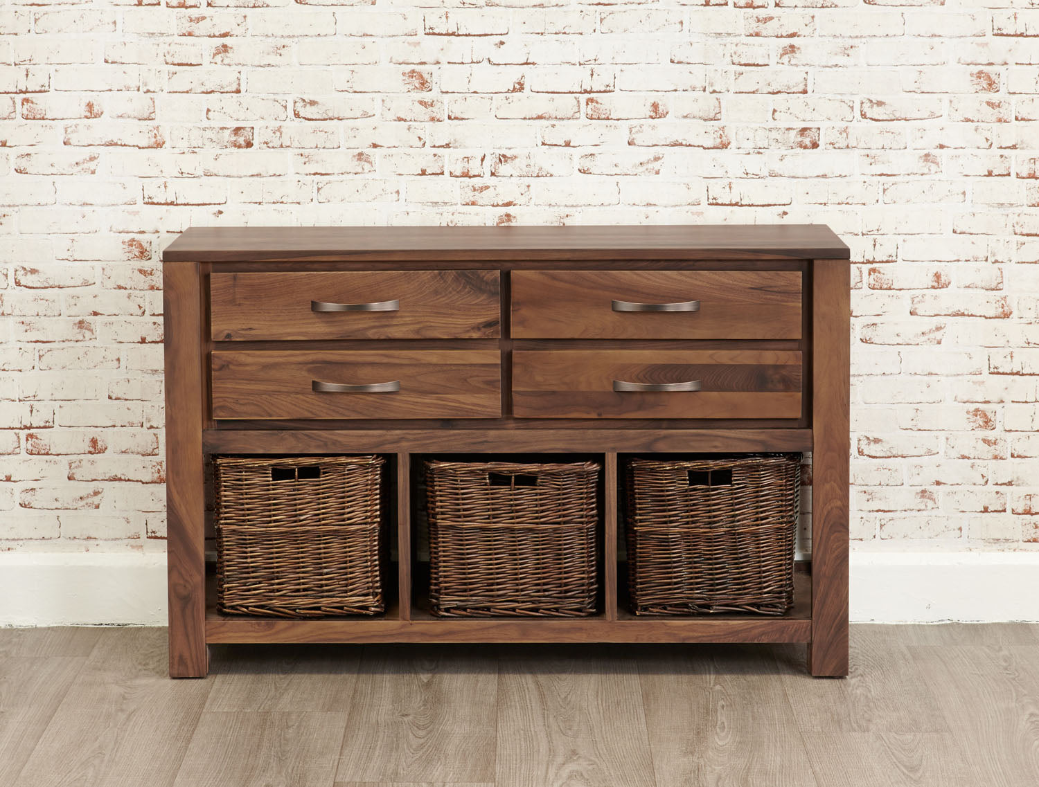 Mayan Walnut Console Table
