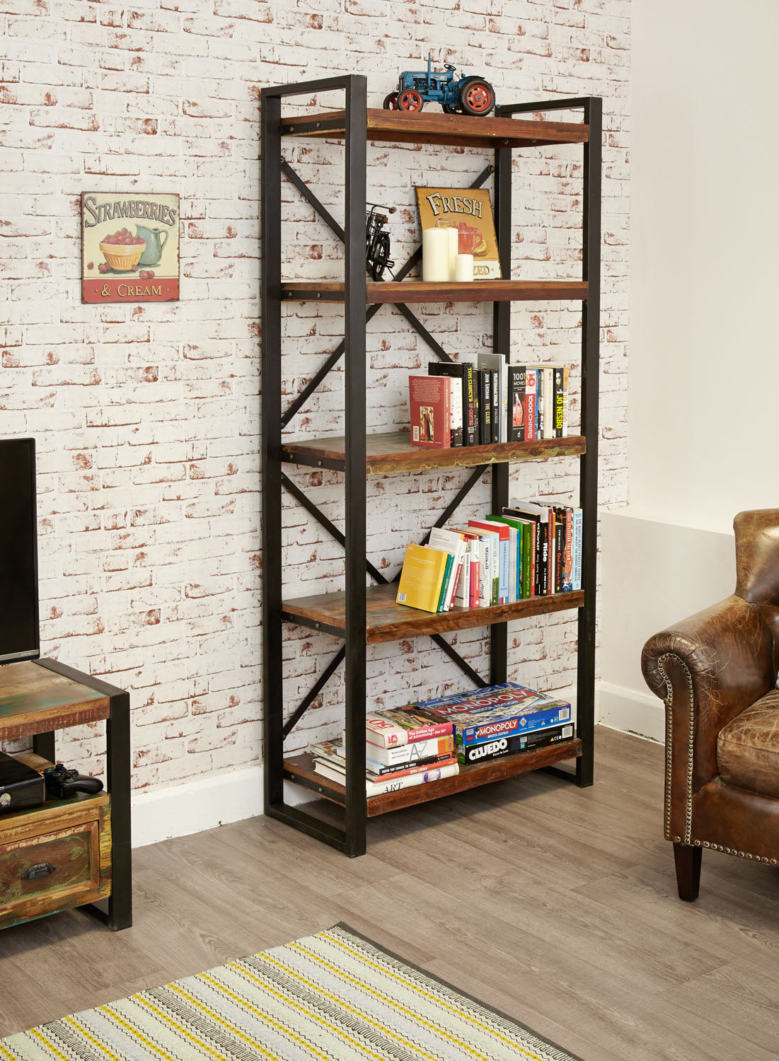 Urban Chic Large Open Bookcase