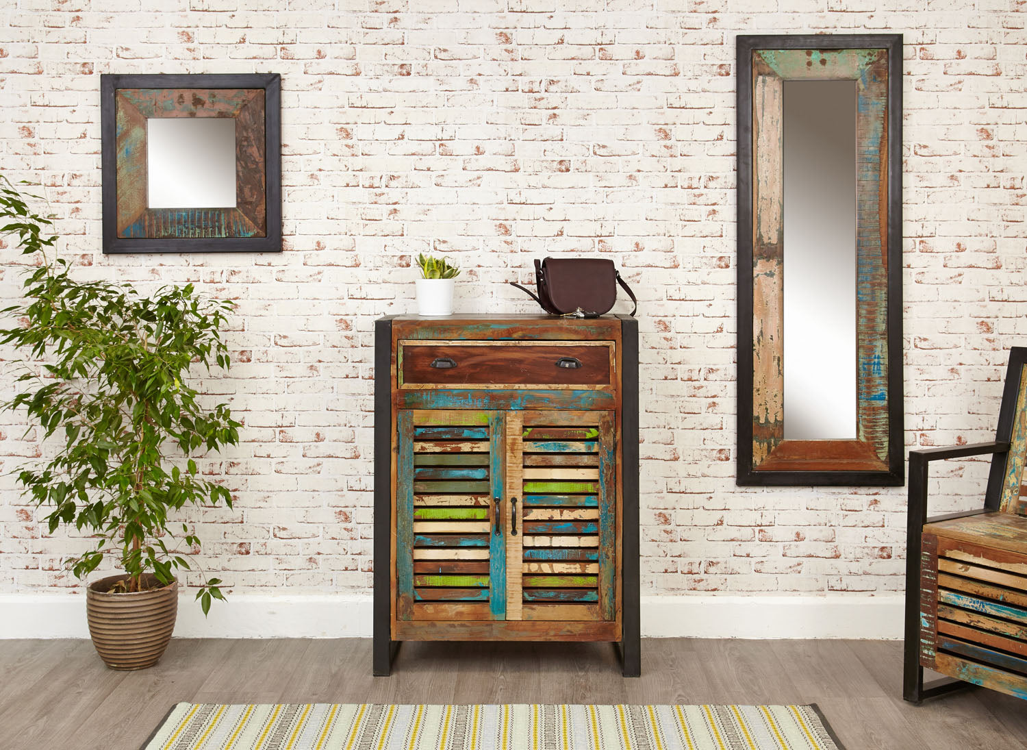 Urban Chic Mirror  small (Hangs landscape or portrait)