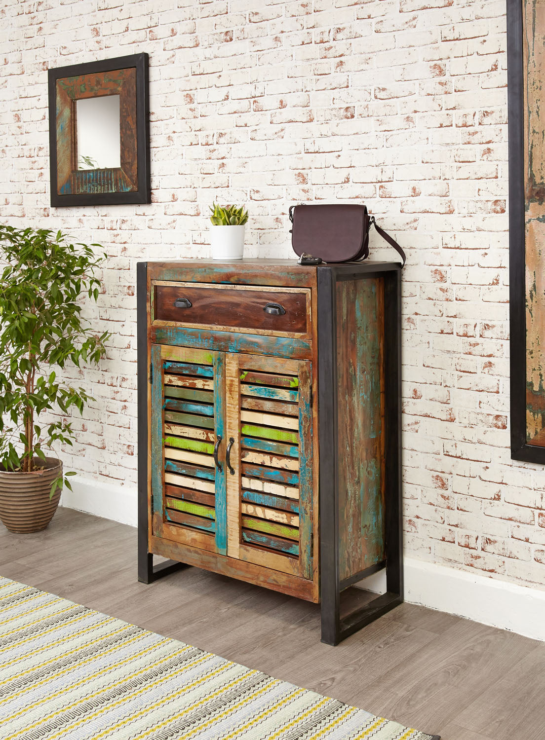 Urban Chic Shoe Storage Cupboard (with drawer)