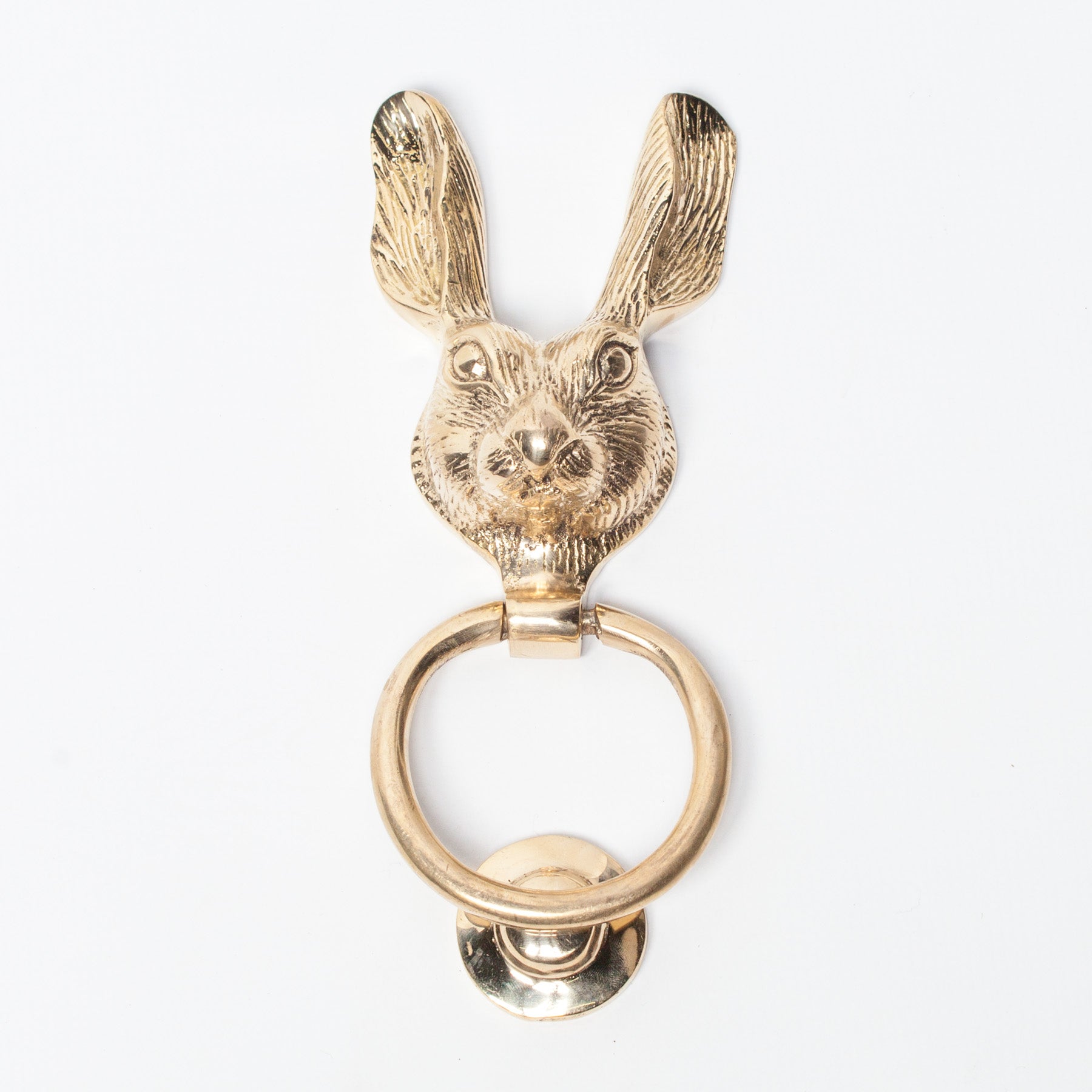 Brass Rabbit Door Knocker for Front Door Grand Entrance