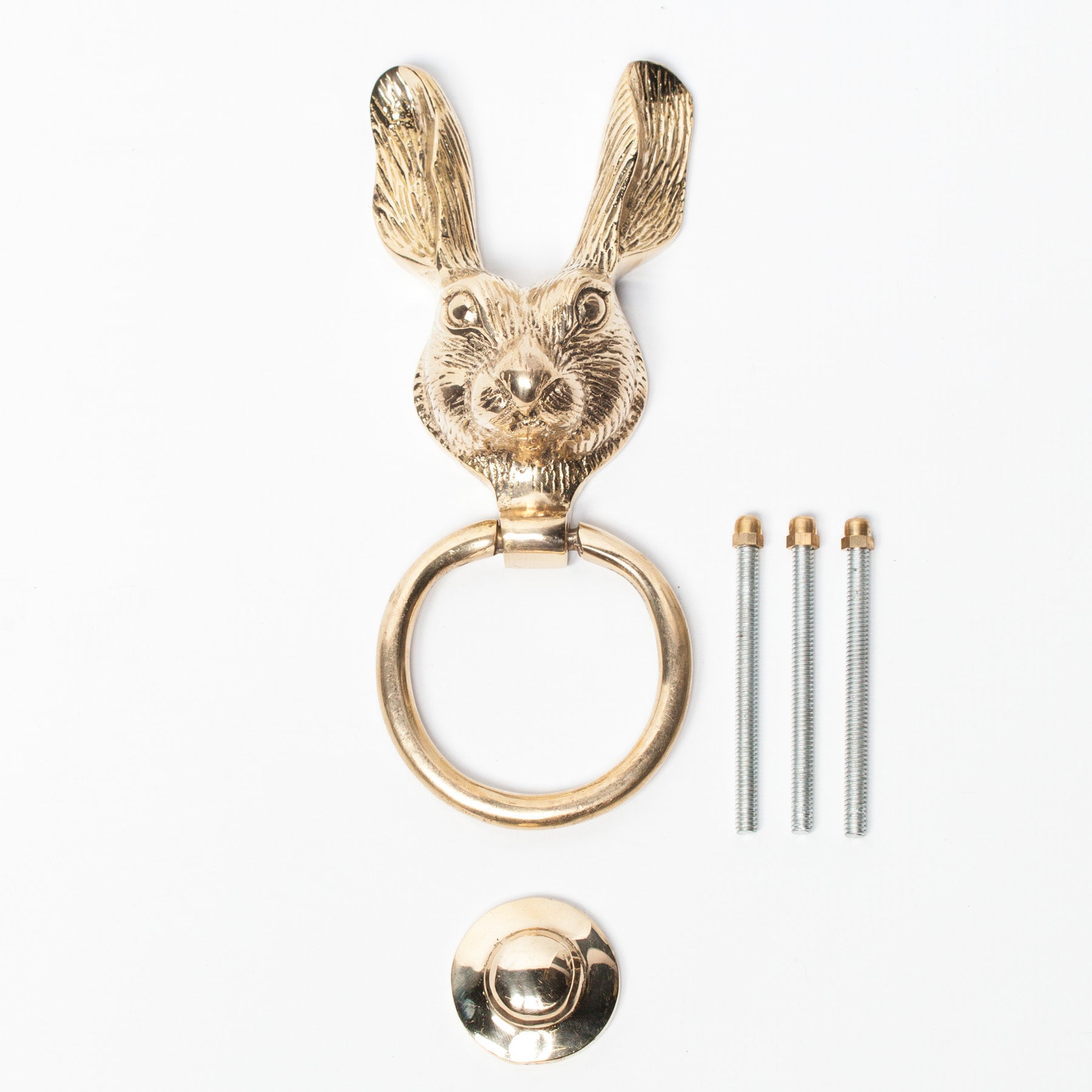Brass Rabbit Door Knocker for Front Door Grand Entrance