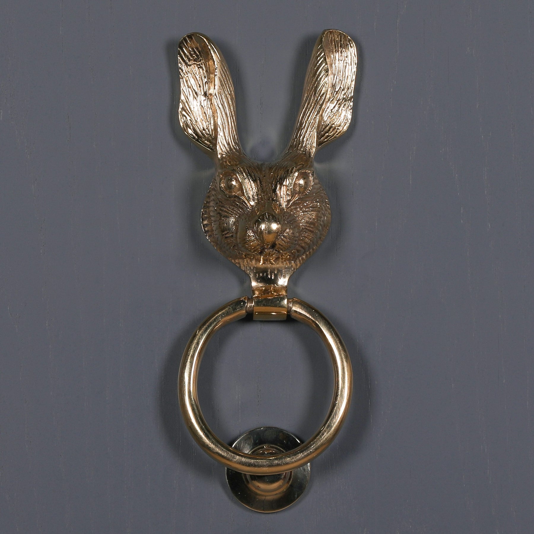 Brass Rabbit Door Knocker for Front Door Grand Entrance