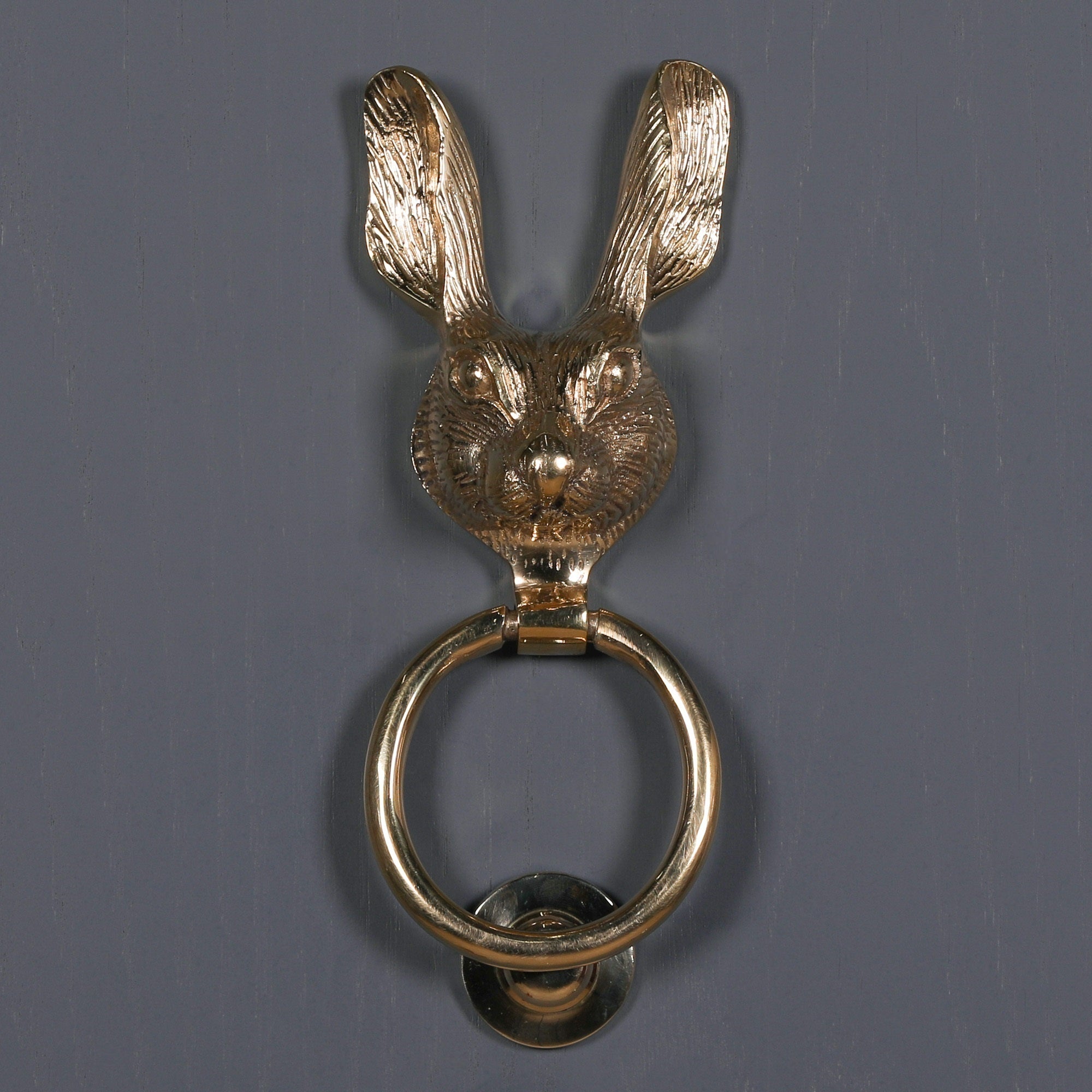 Brass Rabbit Door Knocker for Front Door Grand Entrance