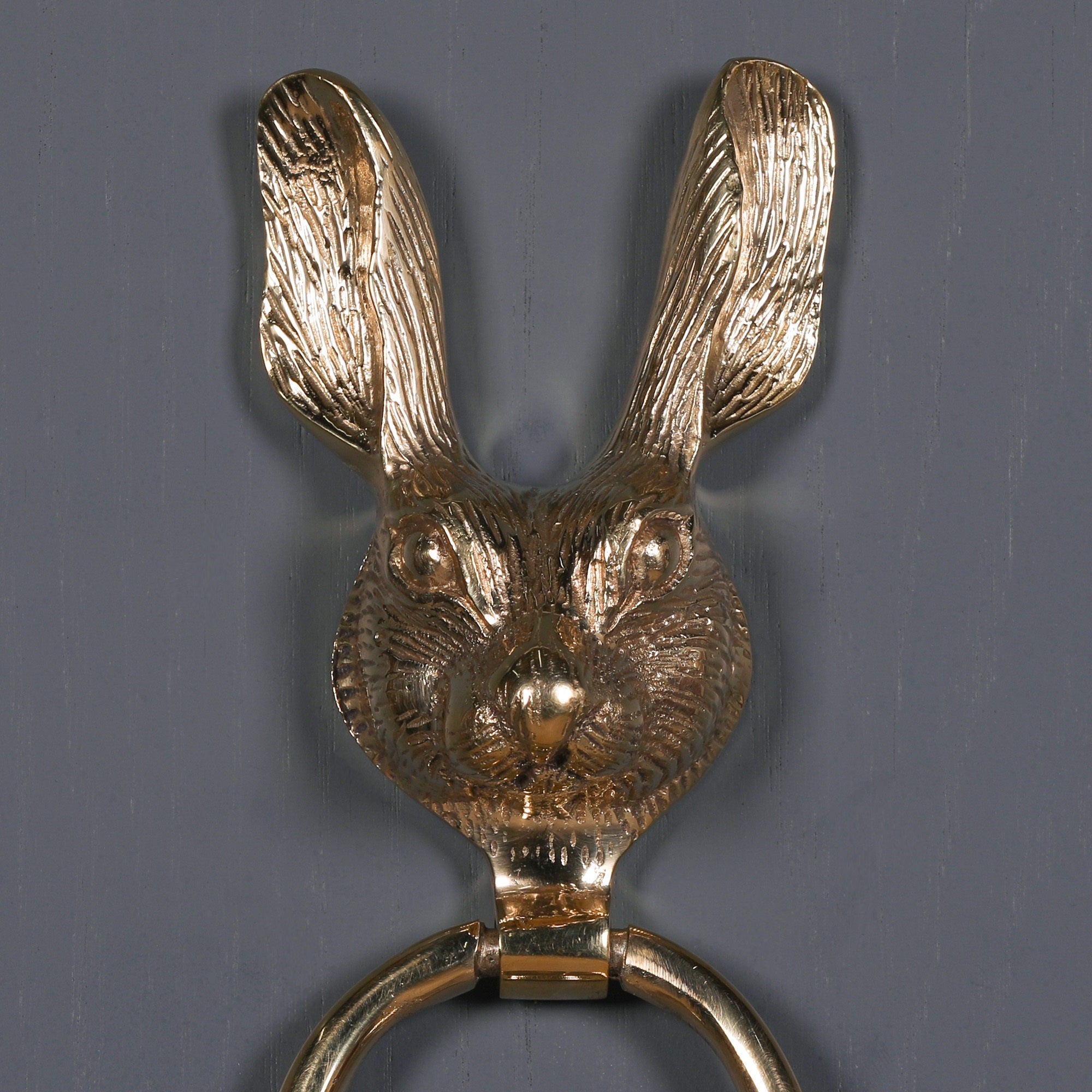 Brass Rabbit Door Knocker for Front Door Grand Entrance
