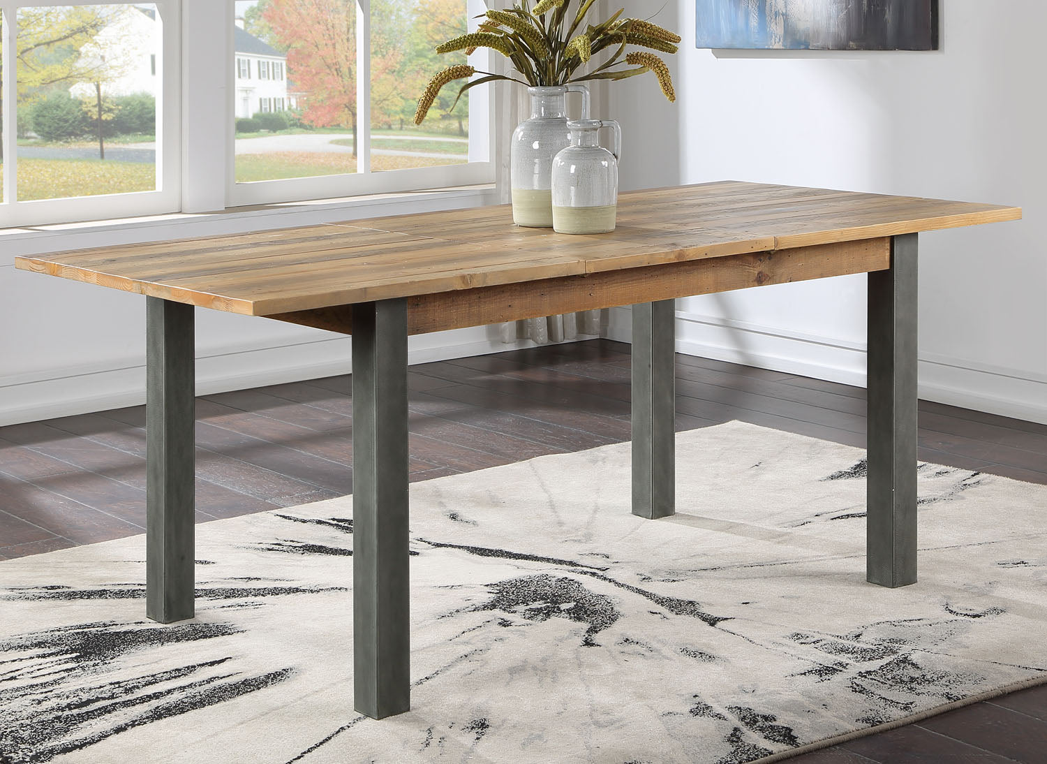 Urban Elegance - Reclaimed Extending Dining Table