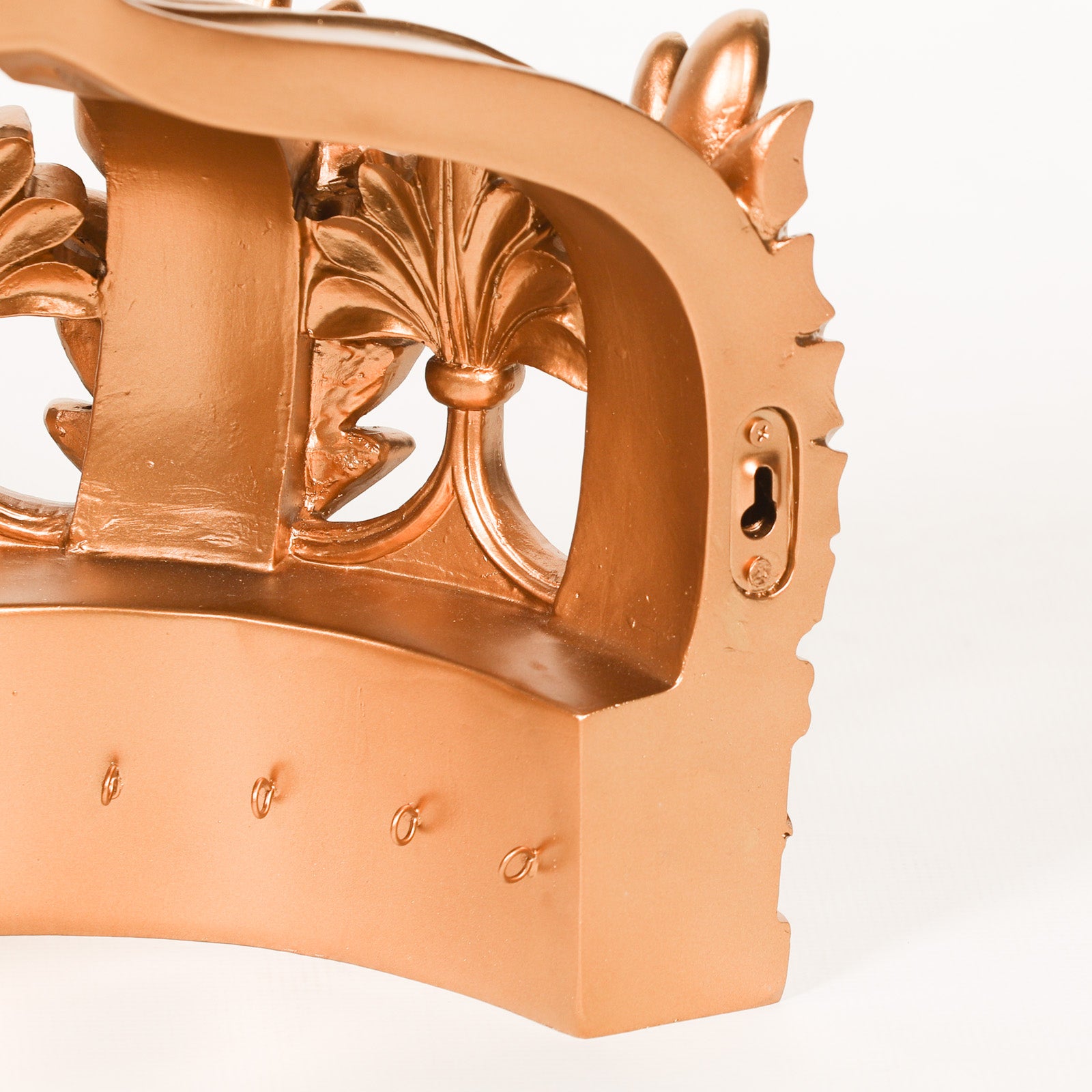 French Style Resin Gold Colour Crown Wall Canopy for Bedroom