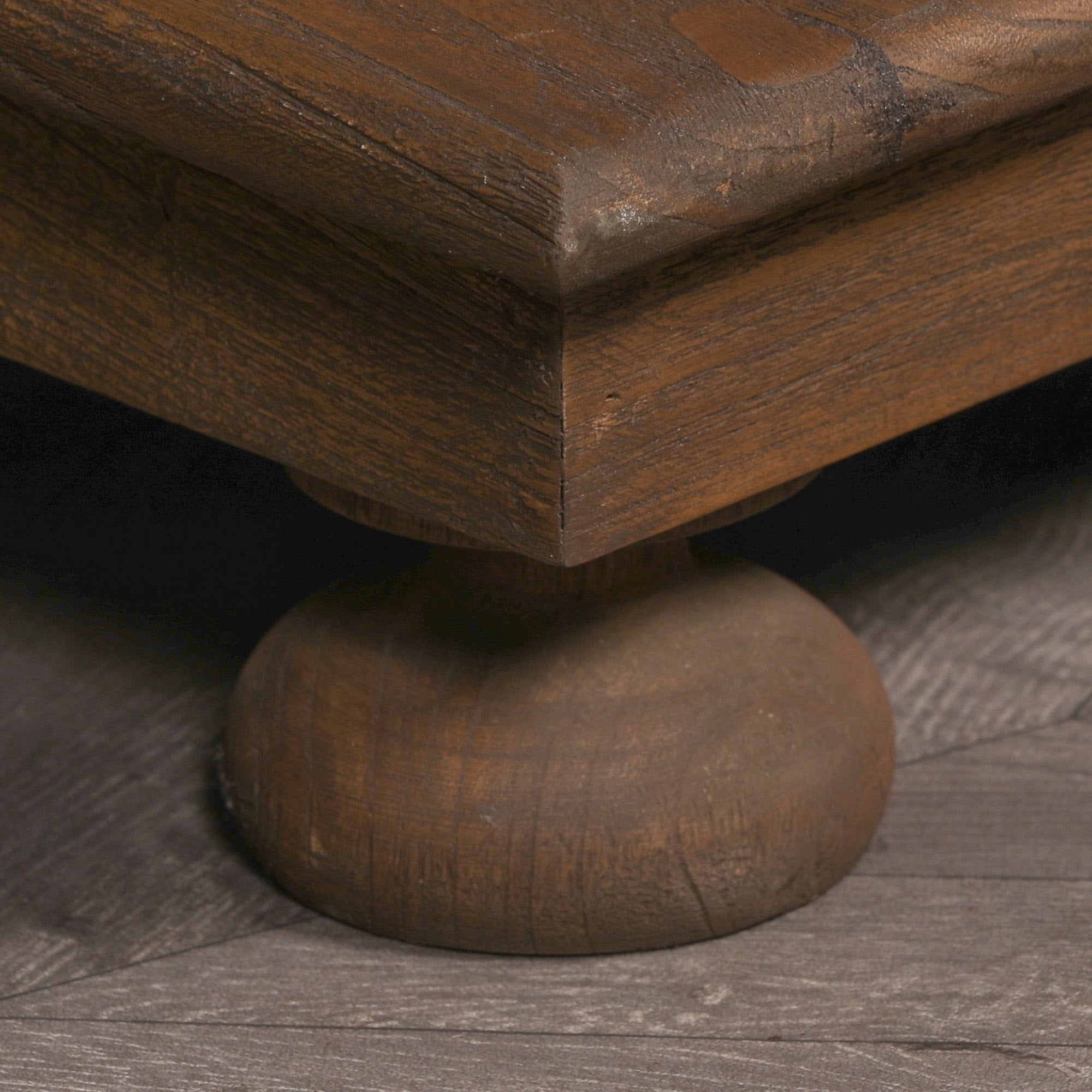 Extra Large 180cm Chunky Acorn Column Platform Console Table